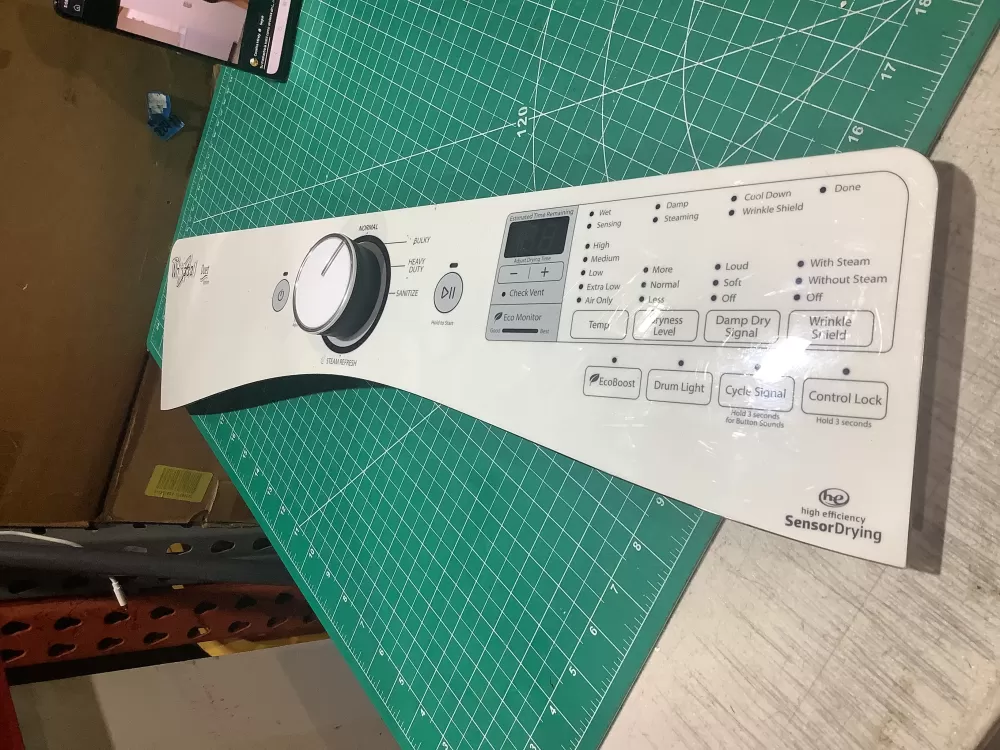 Whirlpool W10800226 W11126011 PS12114442 Dryer Control Panel