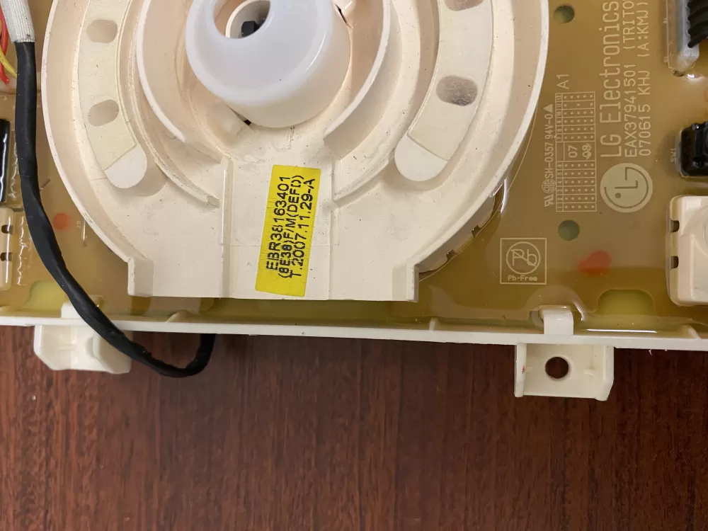 LG EBR38163401 Washer Control Board User Interface AZ37655 | BK1301