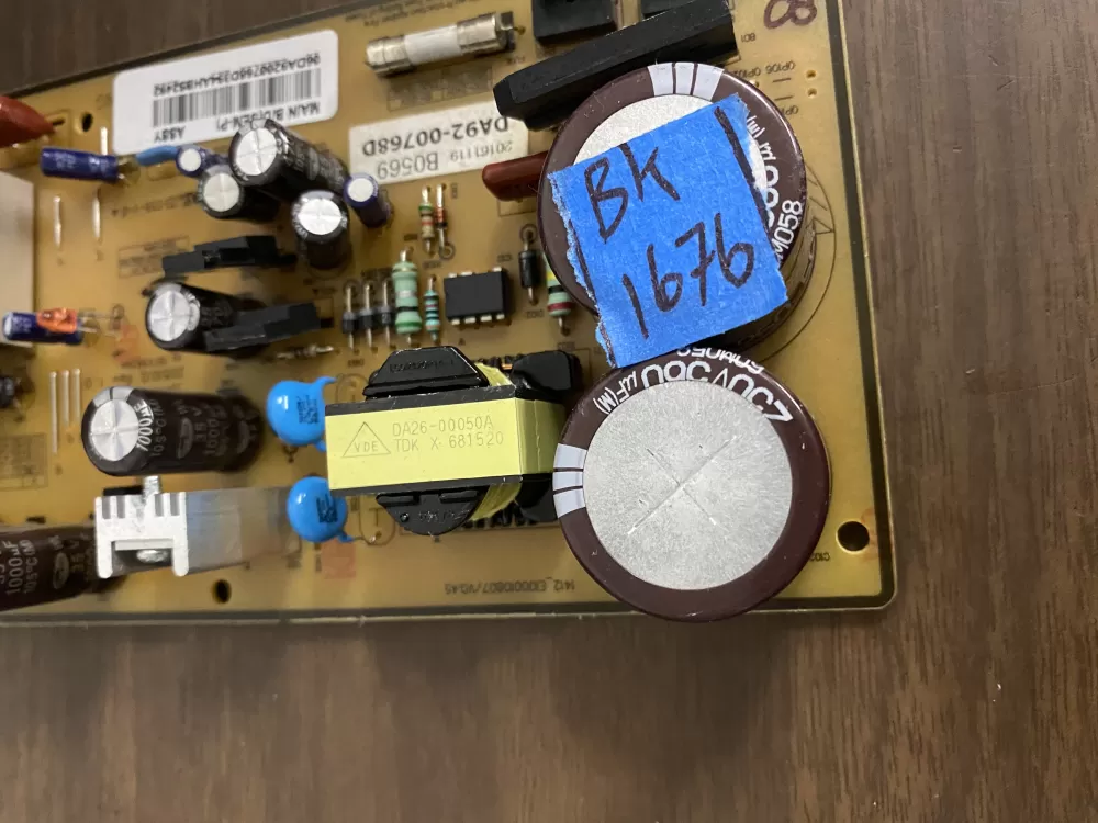 Samsung DA92 00768D Refrigerator Control Board Inverter AZ31872 | BK1676