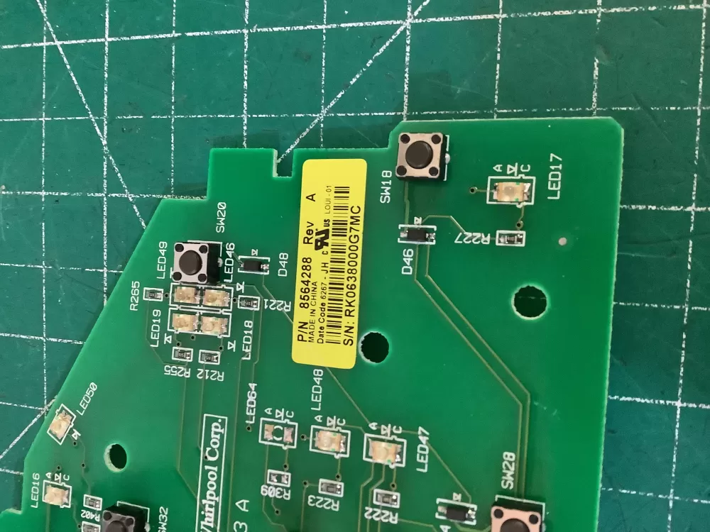 Whirlpool AP6013318 8564288 8564288R Washer Control Board AZ208751 | NR945