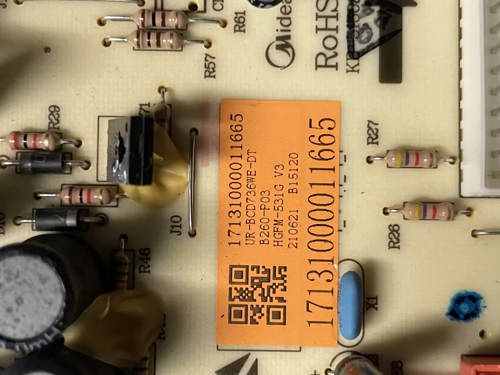 Insignia 1713000011665 Refrigerator Main Control Board AZ7648 | Wm1600