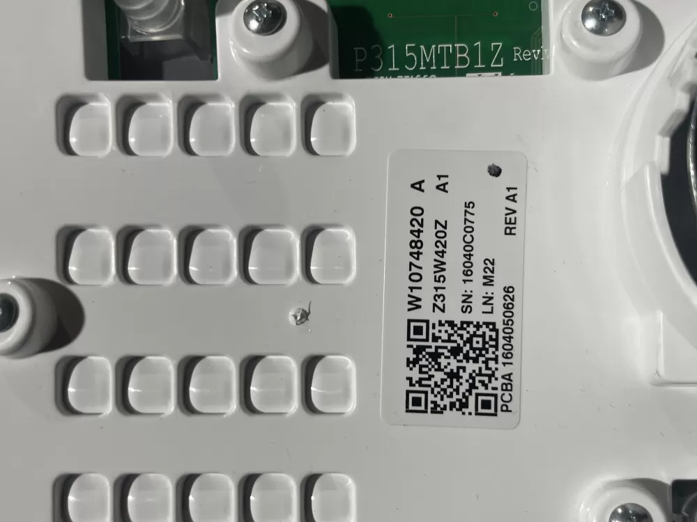 Maytag W10433184 W10639991 W10640000 Washer Control Board Panel AZ112537 | Wm481