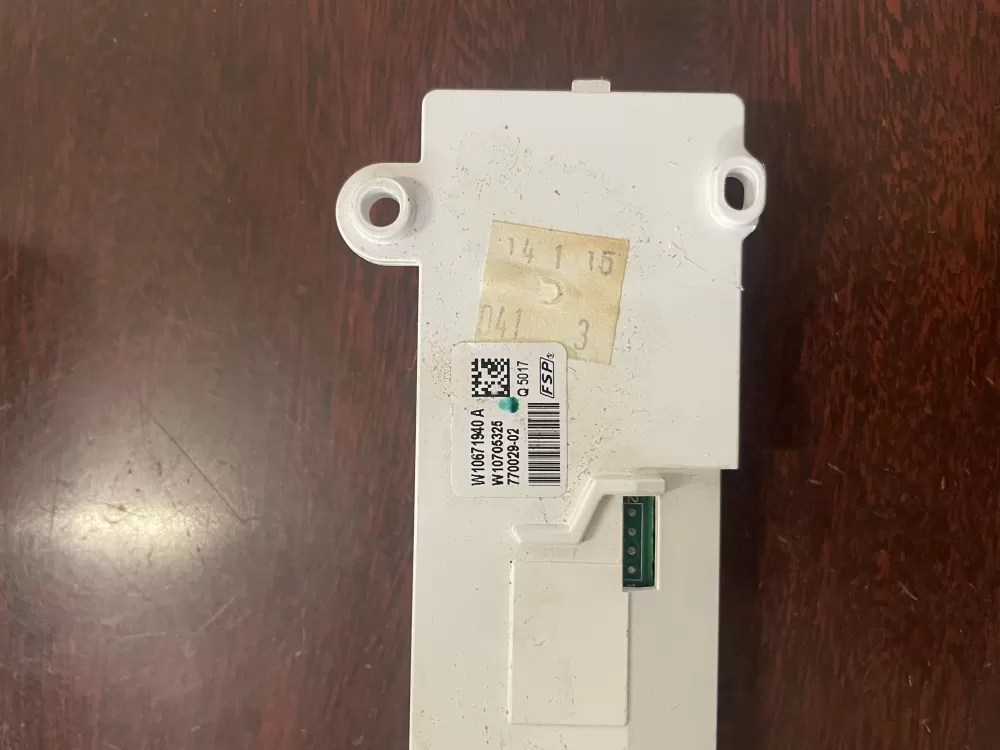 Whirlpool W10671940A Dishwasher Control Board Interface AZ39025 | KM413