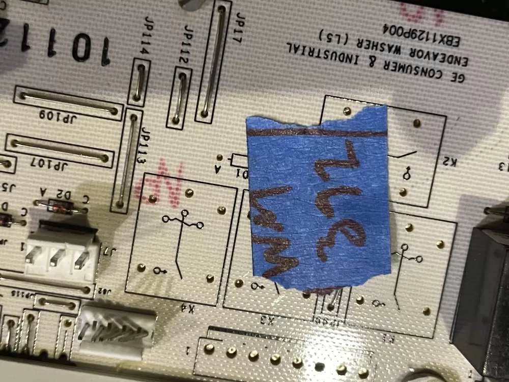 GE 175D5261G035 EBX1129P004 WH12X10508 Washer Control Board AZ34999 | Wm398