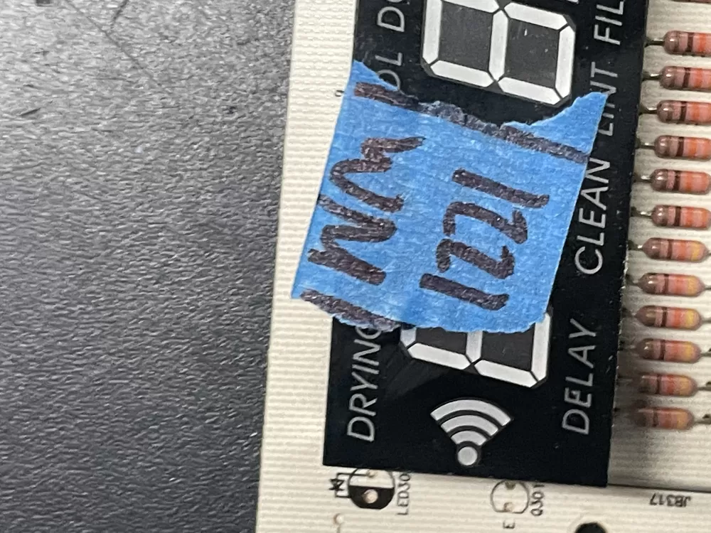 GE 212D1119P004 WE4M384 Dryer Control Board AZ17094 | WM1221