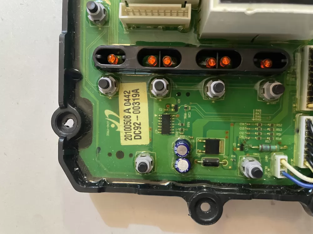 Samsung DC92-00319A Washer Control Board Vrt Steam Panel AZ158943 | KMV190