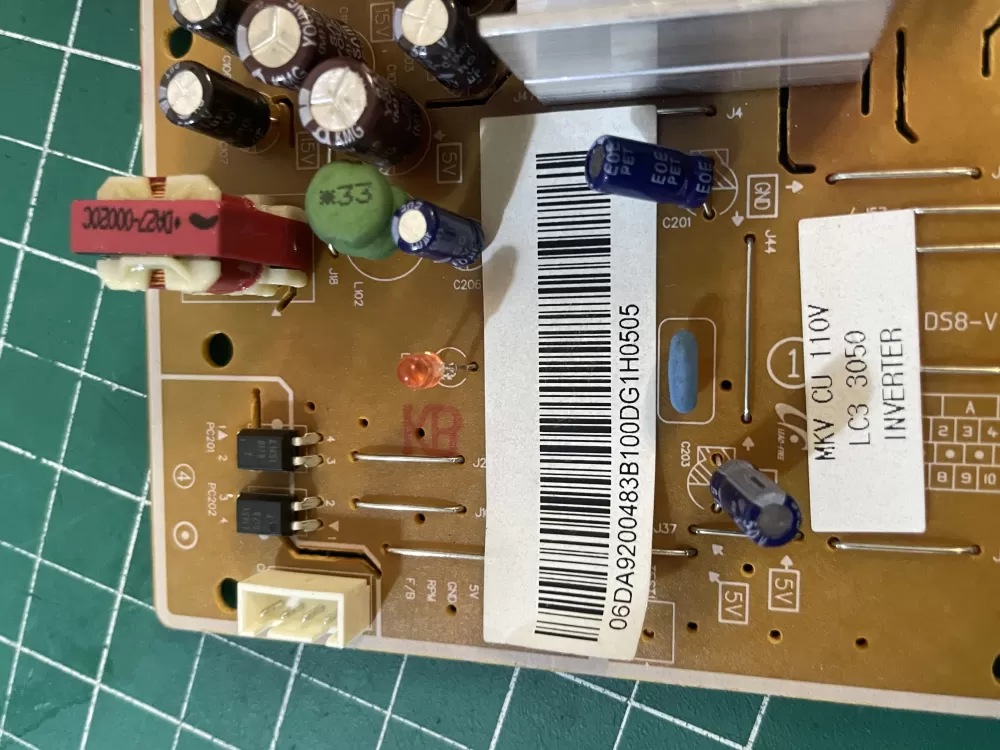 Samsung DA92-00483B Refrigerator Control Board Inverter AZ200857 | Wm860