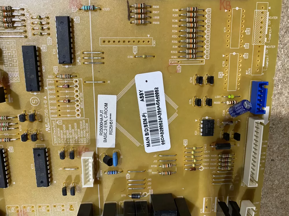 Samsung DA92 00624A DA9200624A Refrigerator Control Board AZ66669 | BK1958