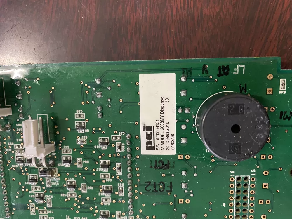 GE 200D9863G010 Refrigerator Control Board Dispenser AZ35445 | BK1082