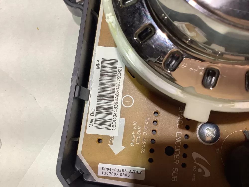 Samsung DC94 03384A Washer Control Board AZ144721 | ZCV512