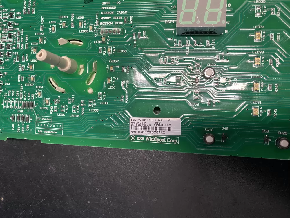 Whirlpool Kenmore W10131865 Washer Control Board AZ12846 | BK749
