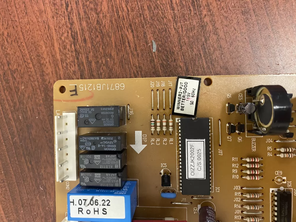 LG Kenmore AP4457386 6871JB1215A Refrigerator Control Board AZ59657 | BK2031