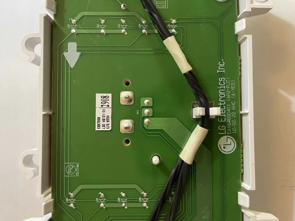 Kenmore Washer User Interface Board EBR75092908 EBR75092902 AZ148286 | KMV33