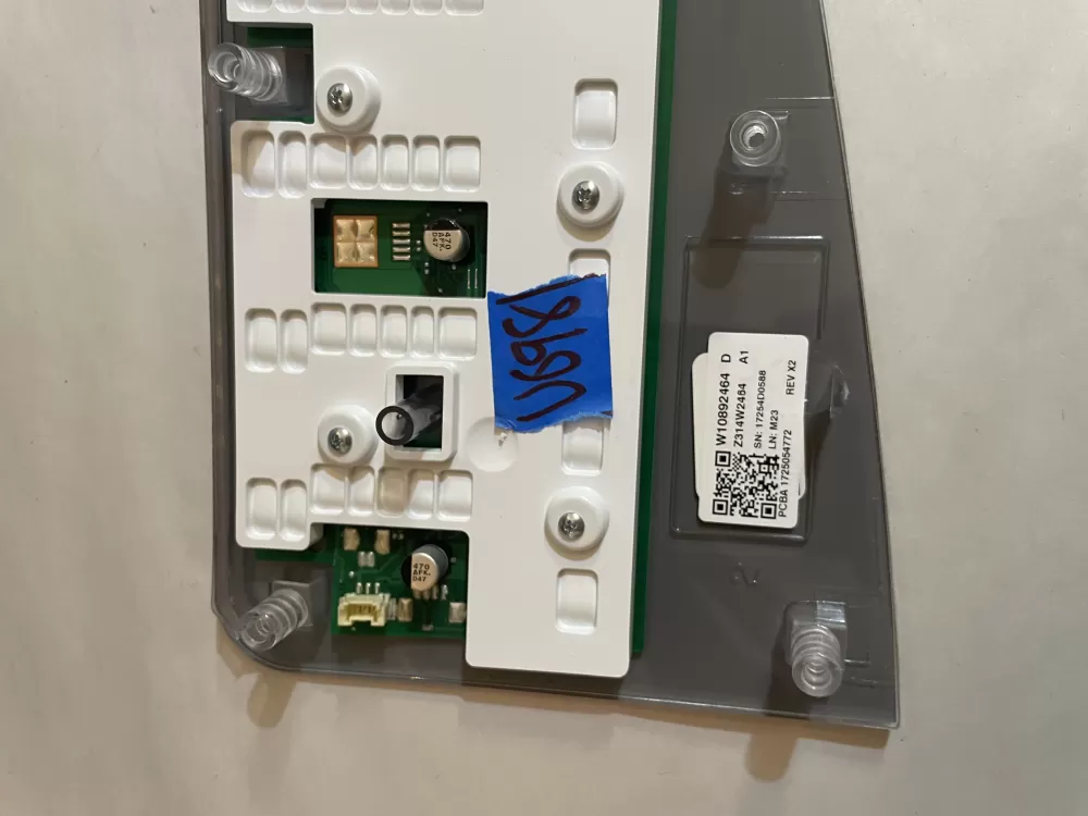 Whirlpool W10903218 PS11769554 Washer Control Board Panel AZ189061 | KMV698