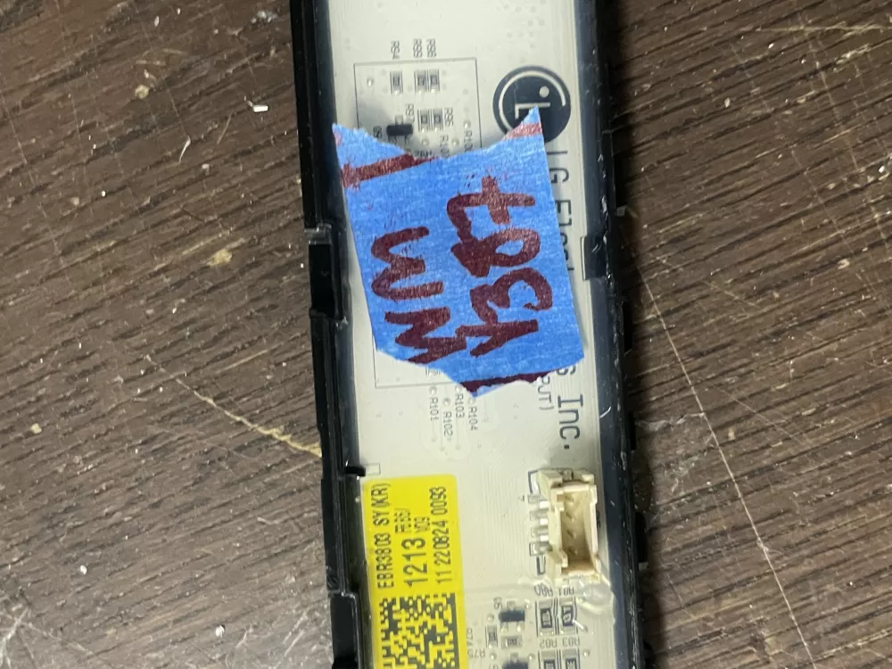 LG 3001 Dishwasher Control Board Quadra Panel Scratch AZ39452 | Wmv387