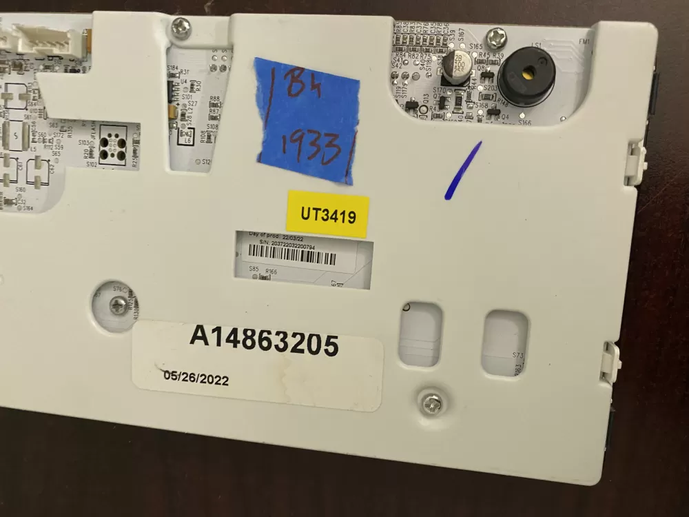 Frigidaire 5304530933 A14863205 Refrigerator UI Control Board AZ54237 | BK1933