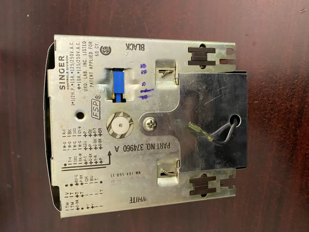 374960 Kenmore Washer Timer