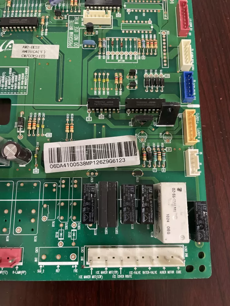 Samsung DA41 00538M Refrigerator Control Board AZ73631 | KMV556