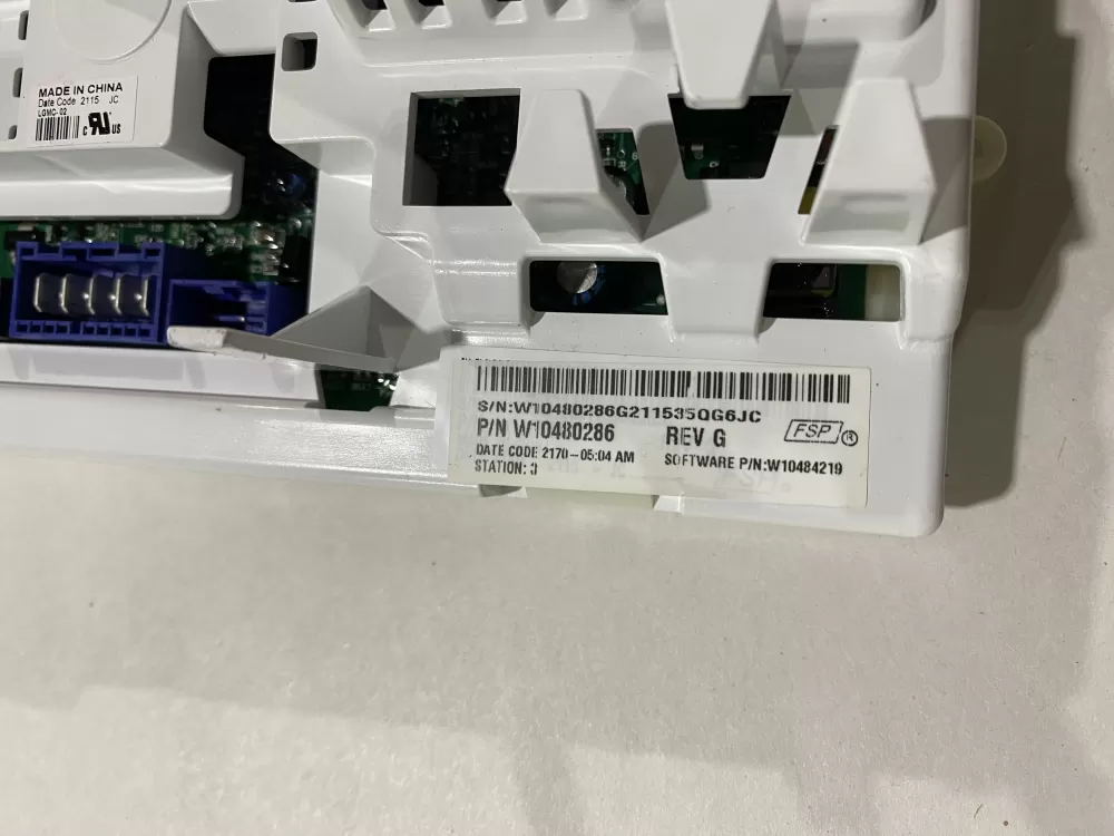 Whirlpool W10445370 W10480286 PS4704638 Washer Control Board AZ148350 | BK2438
