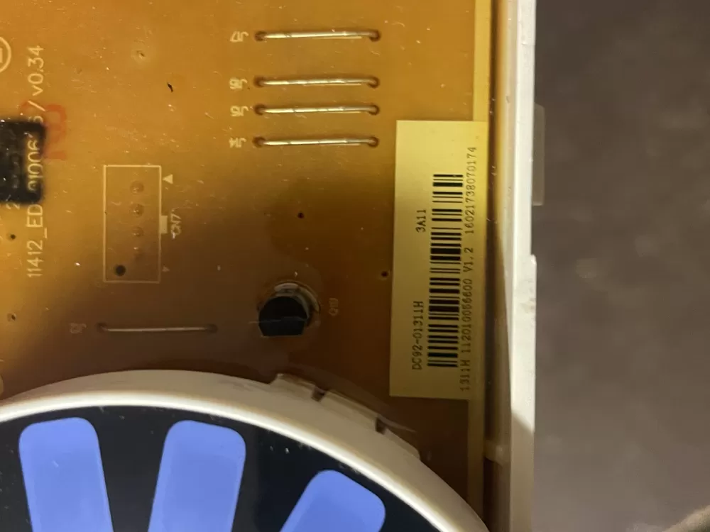 Samsung DC92 01311H Washer Control Board AZ45542 | Wmv147