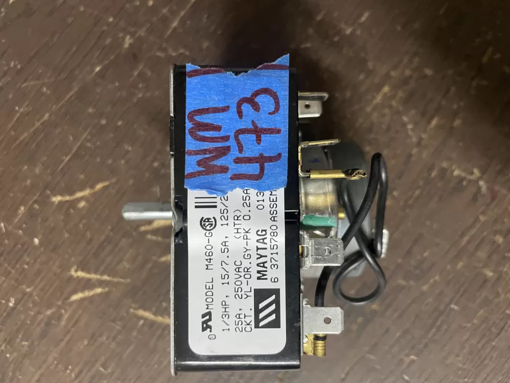 Whirlpool 63715780 6 3715780 Dryer Timer AZ39258 | Wm473