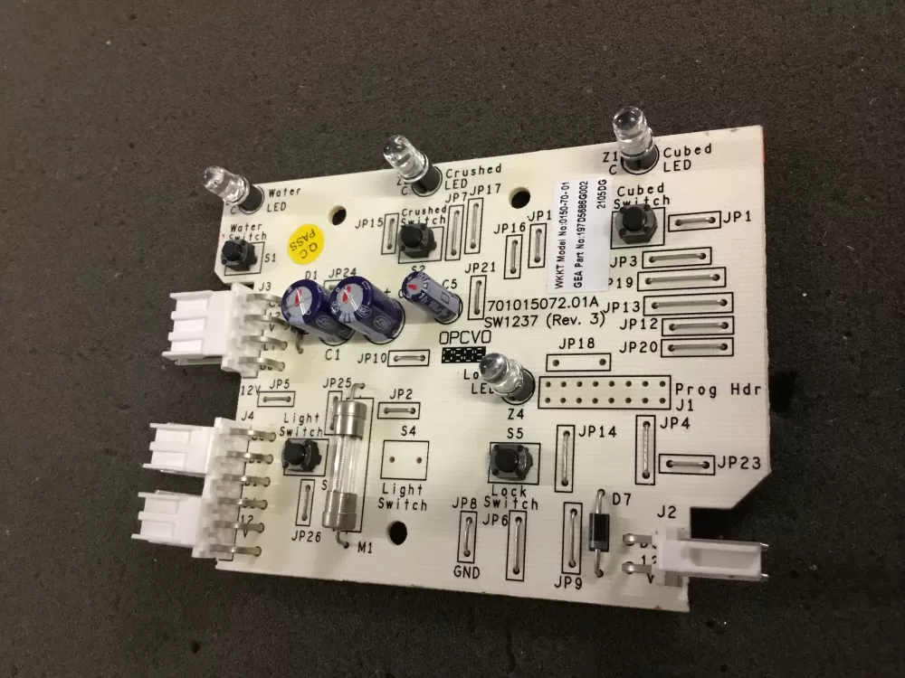 GE 197D5686G002 Refrigerator Control Board AZ84643 | NR138