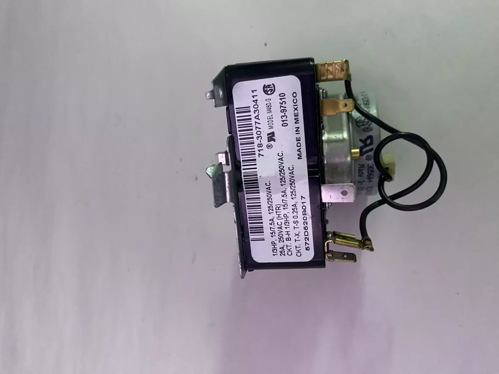 GE  General Electric  Hotpoint 572D520P017 Dryer Timer