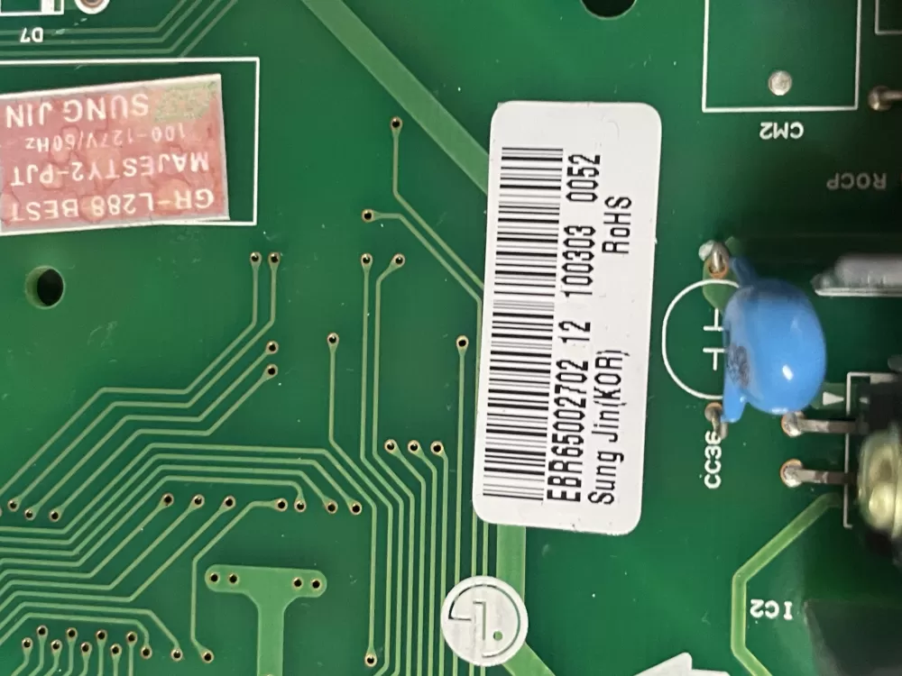 LG Kenmore EBR65002702 EBR65002703 Refrigerator Control Board AZ47643 | Wm686