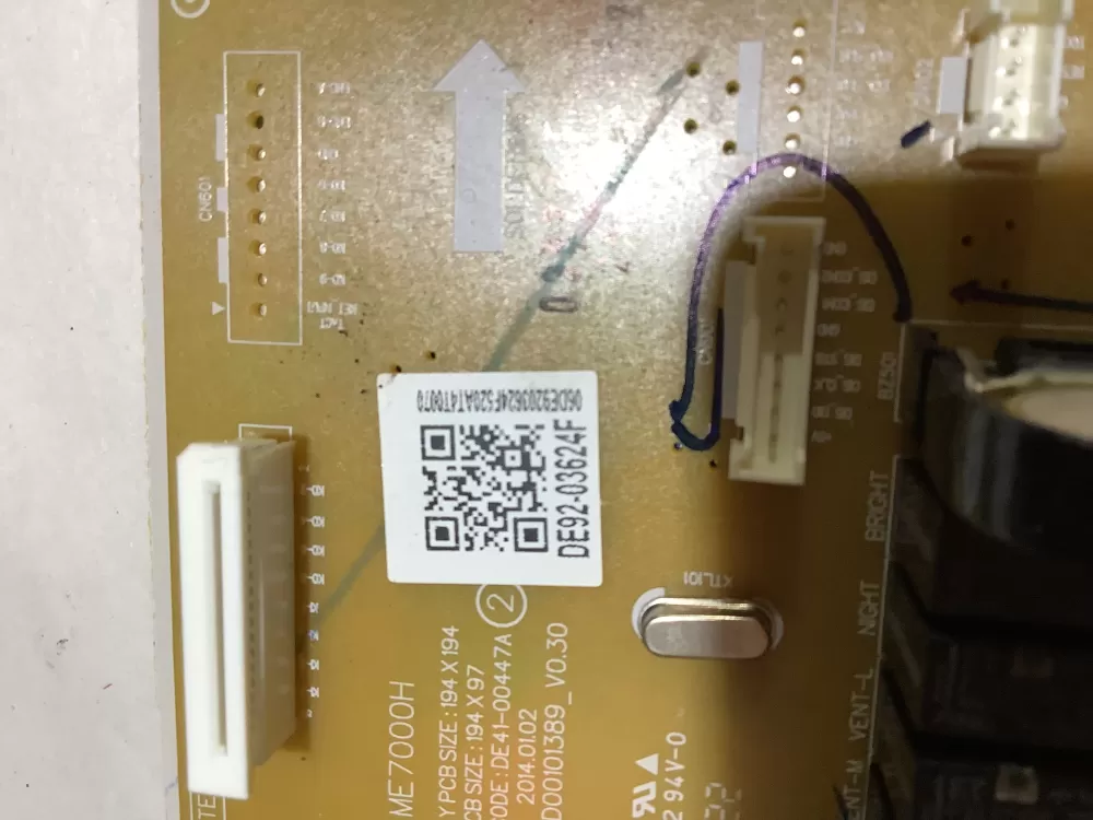 Samsung DE92-03624F Microwave Control AZ144630 | ZC2428