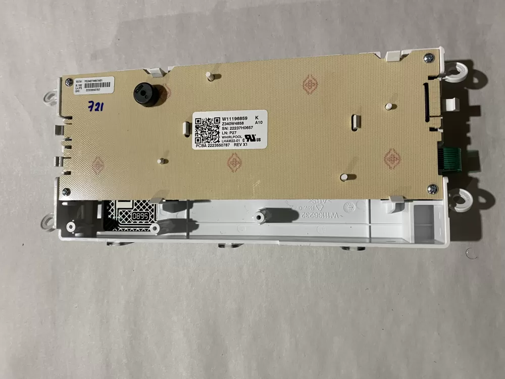 Maytag W11325569 Washer User Interface Control AZ196102 | BK2534