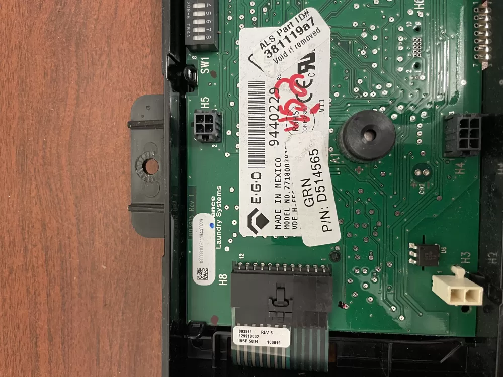 Speed Queen Alliance D513748 D514565 Dryer Main Control Board AZ28566 | KM248