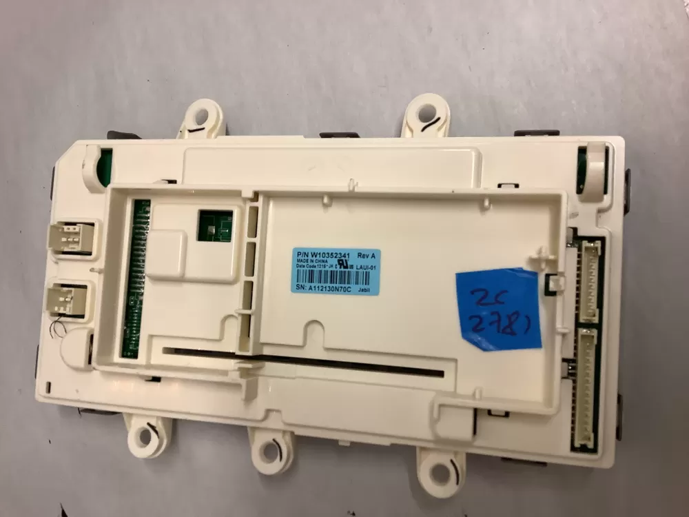 Whirlpool W10352341 Dryer Control Board