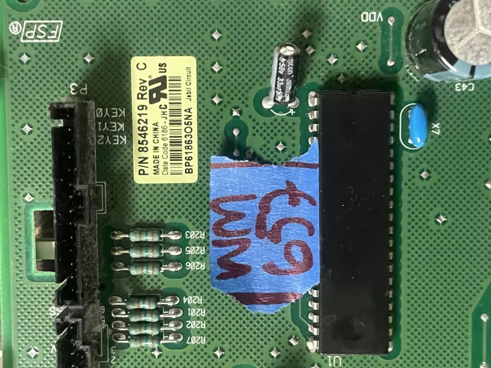 Whirlpool WP8546219 Dryer Control Board AZ46789 | Wm657