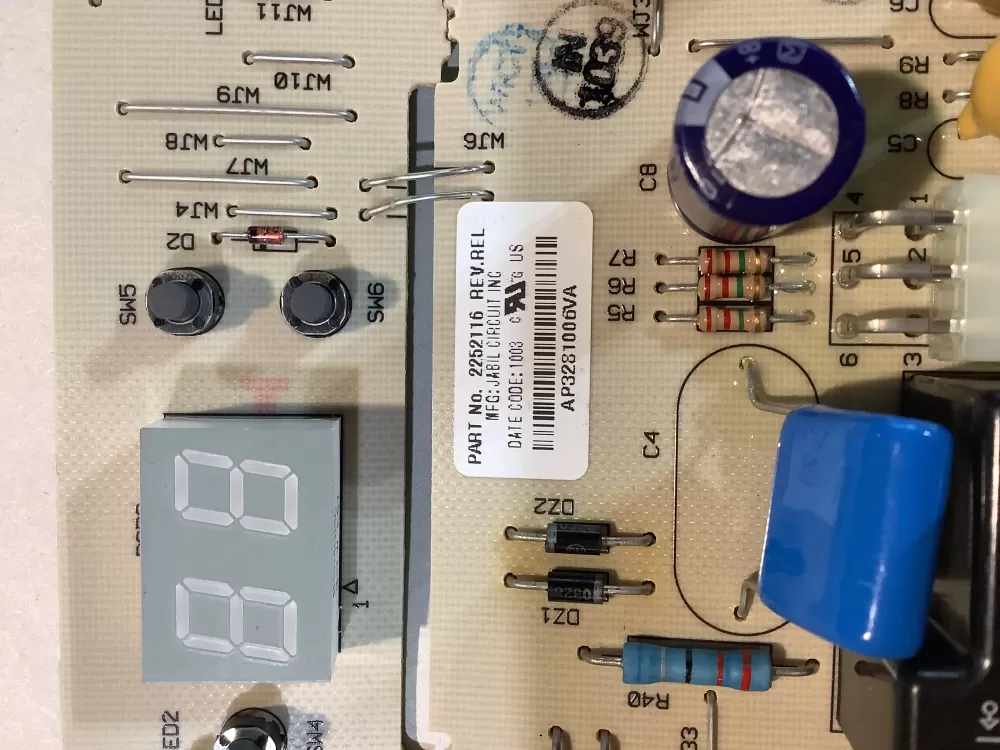 Whirlpool Kenmore 2220514 Refrigerator Control Board AZ147217 | BG2474