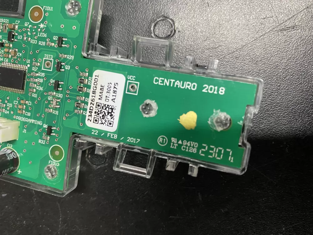 GE 234D2618G001 WE04X27284 Dryer Control Board AZ17226 | BK910