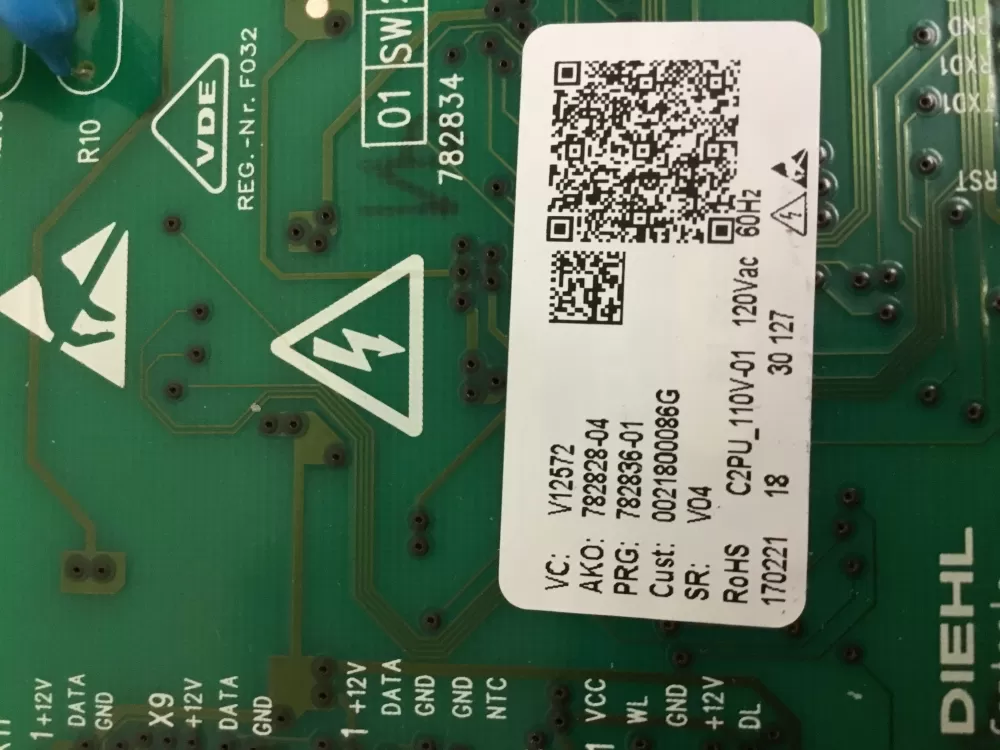 Fisher and Paykel WH2424P1 Washer Main Control Board AZ31079 | NR1077