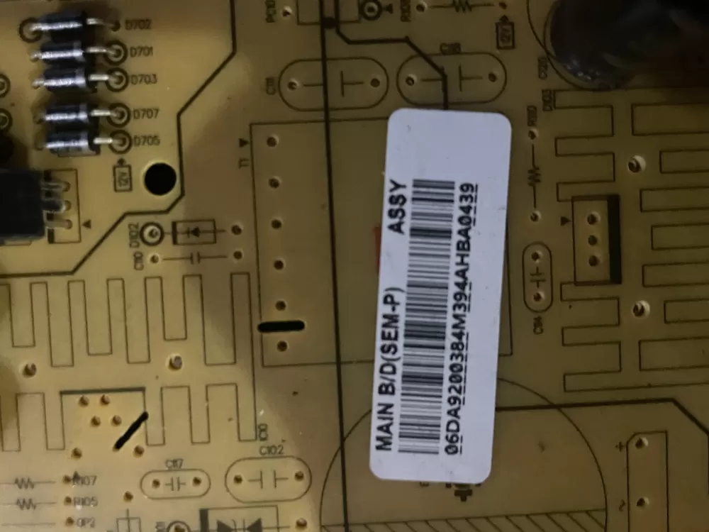 Samsung DA92 00384M Refrigerator Control Board AZ35084 | Wm495