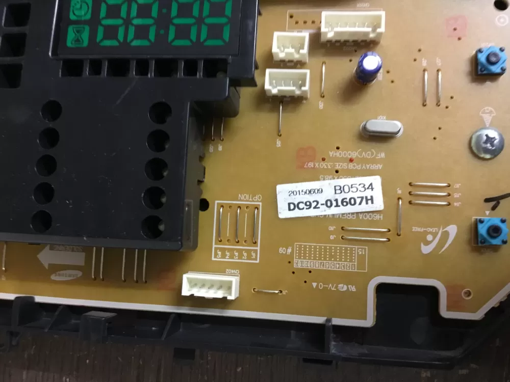 Samsung DC92-01607H Dryer Control Board AZ4942 | NR454