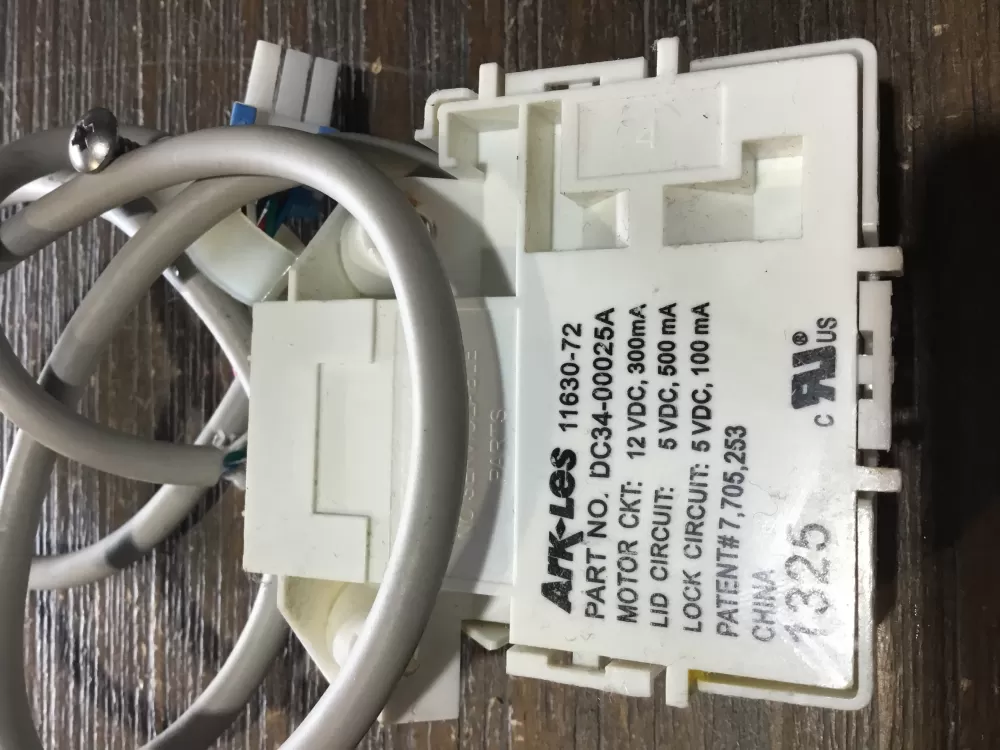 Samsung DC34 00025A Washer Door Lock AZ57216 | SL4