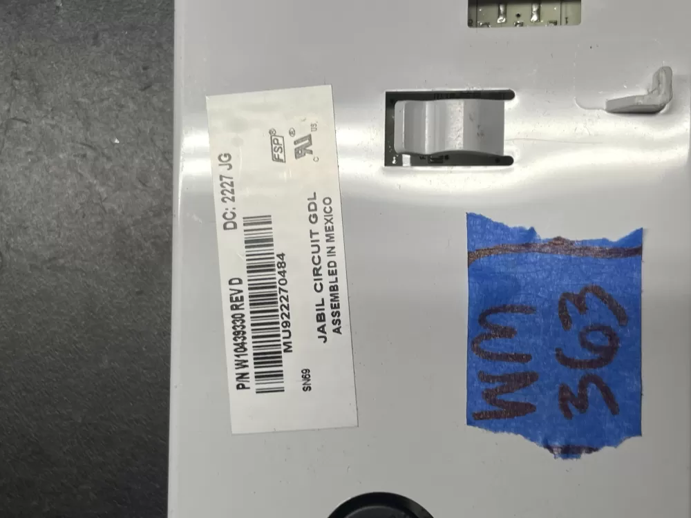 Whirlpool W10439330 WPW10439330 Refrigerator Control Board AZ37039 | Wm363