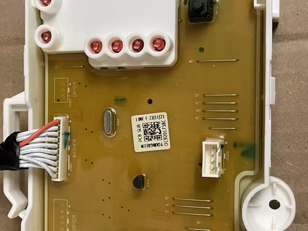 Samsung Washer DC92-02118D Main Control Board AZ86608 | KMV343