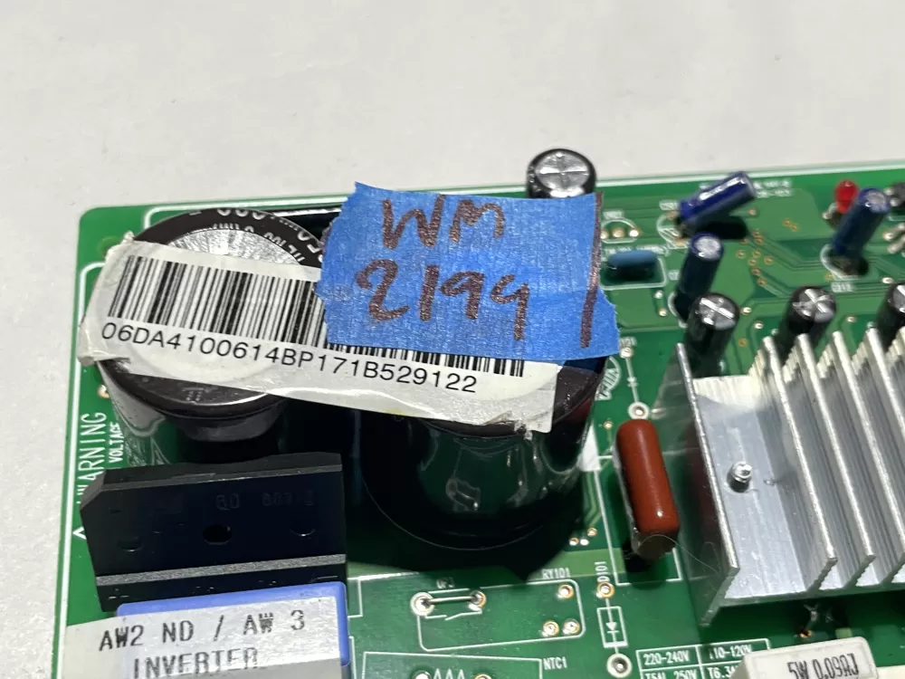 Samsung DA41 00585A 00614B Refrigerator Control Board Inverter AZ119167 | Wm2199