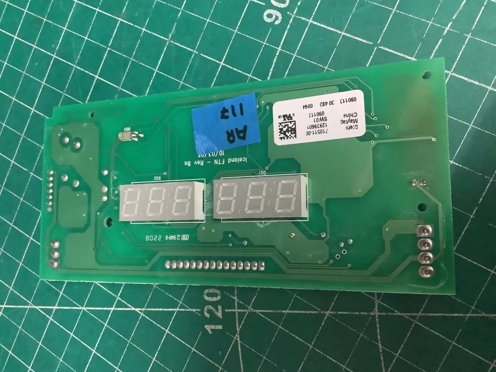 Maytag Amana 12939601 Refrigerator Control Board Dispenser AZ197771 | AR117