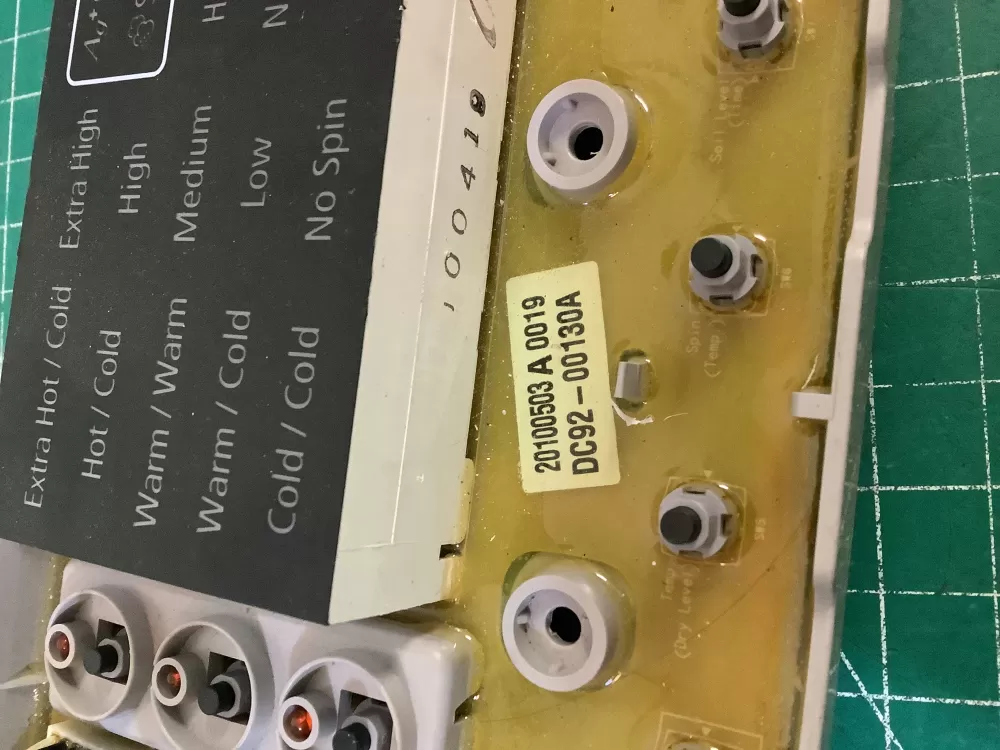 Samsung DC92-00130A DC92-00125A Washer UI Control Board AZ195938 | NR582