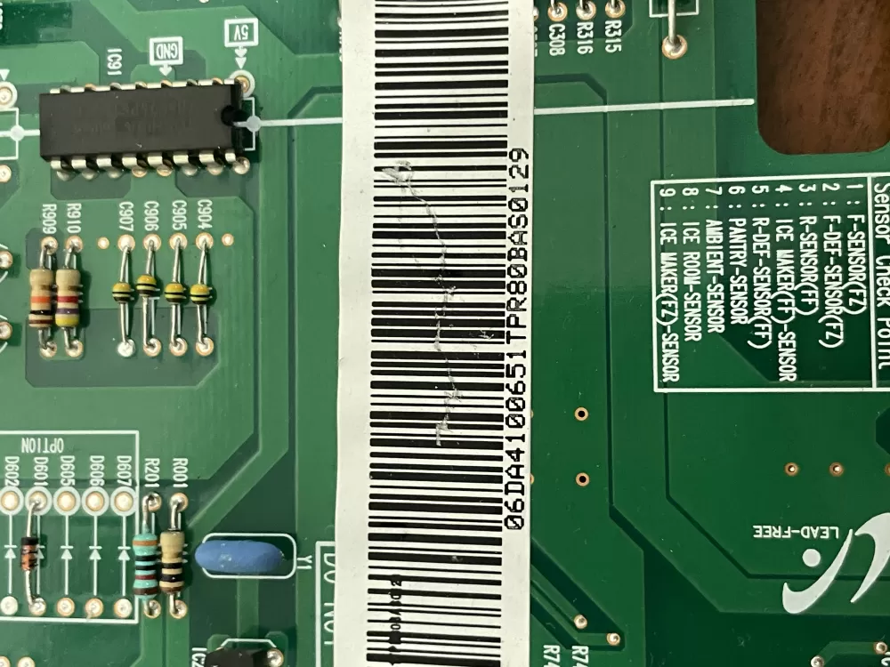 Samsung DA41-00651T Refrigerator Control Board AZ30379 | WM331