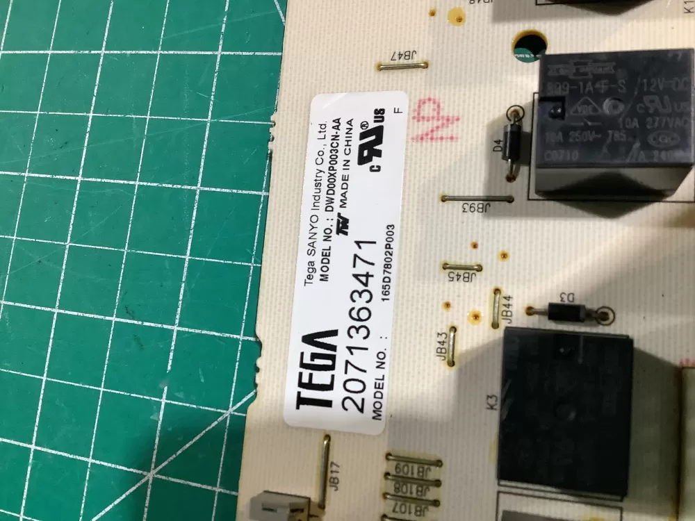 GE Power Dishwasher Control Board 165D7802P003 WD21X10247 AZ151519 | NR1741