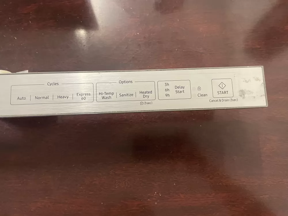 Samsung DD82-01594B Dishwasher Control Board Panel Consol UI AZ51928 | KMV537