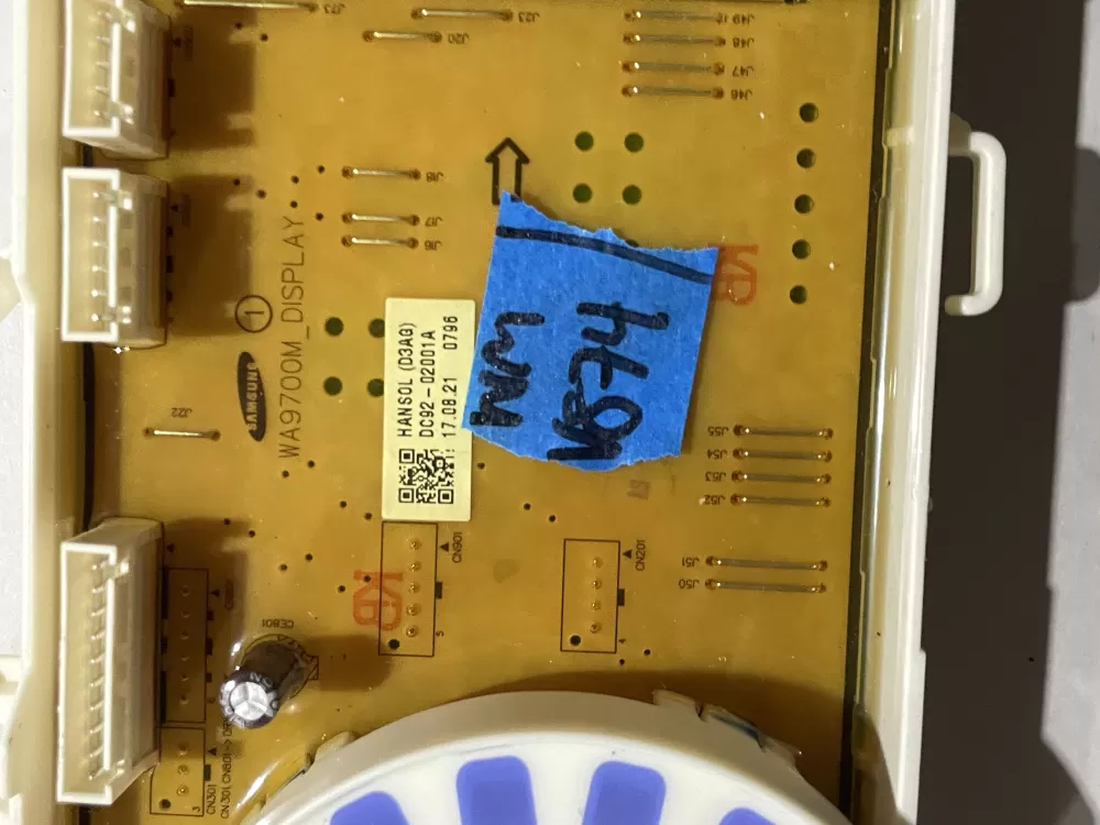 Samsung DC92 02001A AP6243666 DC92 02005A Washer Control Board AZ201303 | Wmv874