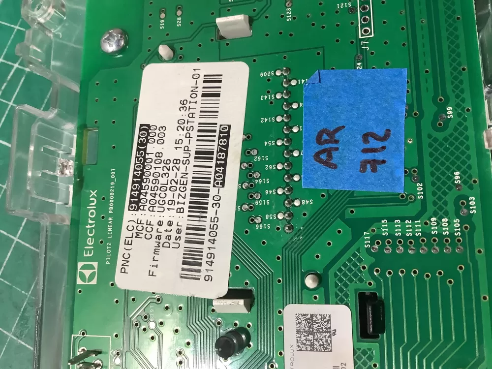 Electrolux 914914055 A04187810 Washer UI Control Board AZ196690 | AR712