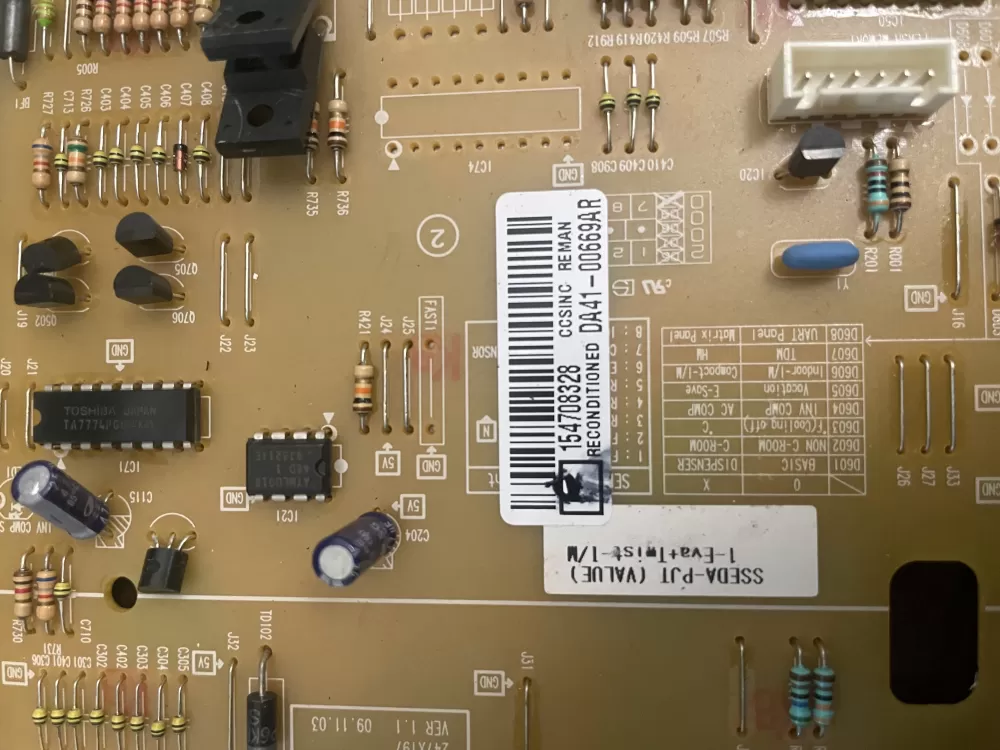 Samsung DA41-00669A DA92-00055A Refrigerator Control Board AZ97196 | KM167